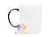 Caneca Alça Cromada Personalizada Porcelana 325ml (Diversas Cores!) Personalização já inclusa! - Imagem 3