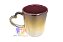 Caneca Cromada Personalizada Degradê Alça Coração Interior Colorido Porcelana 325ml Personalização Já Inclusa! - Imagem 2