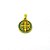 Medalha de São Bento  Dourada Resinada - Imagem 1