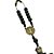 Dezena Carro ABS Preto Cruz 4 Canto Triangulo Metal Ouro velho - Imagem 4