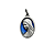 Medalha  Rainha da Paz 25 mm Oval Resinada -  Medjgorje - Imagem 1