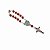 Dezena Com Fecho Mesclada 8mm Inox Vermelho Prata Velha Cruz de  São Bento - Imagem 2