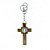 Chaveiro Com Mosquete Cruz 4 Cantos Com Medalha - Imagem 2