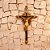 Crucifixo 43 cm Ornado Parede - Colorido - Imagem 4