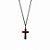 Colar Crucifixo 6mm Mesclado com Cristo - Imagem 2