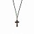 Colar Crucifixo 6mm Mesclado com Cristo - Imagem 1