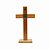Cruz 26 cm Mesa Imbuia Ouro Velho - Imagem 3