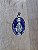 Medalha Nossa Senhora das Graças 45mm Azul Niquel (5103) - Imagem 1