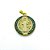 Medalha de São Bento 30 mm Dourada - Resinada - Imagem 2