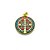 Medalha de São Bento 30 mm Dourada - Resinada - Imagem 1