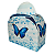 20 Caixinhas Tema Borboleta Azul Sem Personalização - Imagem 5