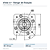 Redutor Planetário para Servomotor 10:1 HPS90-L1MA-R19 Flange 90 mm Entrada 19 mm Saída 20 mm Folga até 10 Arcmin - Imagem 7