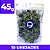 KIT 10 Pacotes 45g Flores Desidratadas de Fada Azul ® - Clitoria Ternatea (faz 25L cada) - Imagem 1