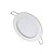 PAINEL LED EMBUTIR REDONDO 24w 4000k Branco Neutro 30cm Bivolt  Aluminio - Imagem 3