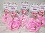 Lembrancinha 90 Anos: Sabonete Rosa Delicada com Mini Terço - Imagem 1