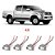 Plug Conector Chicote Bico Injetor Toyota Hilux 25 2.7 3.0 Diesel 2005 a 2010 Toyota Corolla 1.6 1.8 - Kit com 4 - Imagem 2