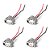 Plug Conector Chicote Bico Injetor Toyota Hilux 25 2.7 3.0 Diesel 2005 a 2010 Toyota Corolla 1.6 1.8 - Kit com 4 - Imagem 3