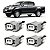 Kit 4 Plug Bico Injetor Corolla Fielder 1.6 1.8 2.0 2003 a 2014 Hilux Sw4 2.5 2.7 L200 Triton 3.2 3.5 Frontier 2.5 - Imagem 2