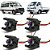 Plug Conector Chicote Bico Injetor Cammon Rail Kia Bongo Hyundai HR 2.5 Sprinter 2.2. 2.5 Ssangyoung Mercedes Benz Sprinter - Kit com 4 - Imagem 2