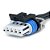 Plug Conector Chicote Bobina Ignição Chevrolet Onix Cobalt Prisma 1.0 1.4 - Kit com 4 X - Imagem 2