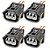 Plug Conector Chicote Bobina Ignição Honda New Civic Fit CRV - Kit com 4 - Imagem 2