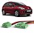 Plug Conector Chicote Resistencia Ventoinha Citroen C3 2001 a 2011 Nissan Tiida Livina Renault Master 2.5 2.8 - 2 X - Imagem 1