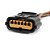 Plug Conector Chicote Sensor Estacionamento Hyundai Azera Sonata Elantra - 4 X - Imagem 3