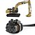 Plug Conector Chicote Ampseal Caterpillar 3 Vias 2370227 Mini Carregadeira Escavadeira Rolo Compressor Maquinas - 1 X - Imagem 1