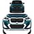 Frente Completa Bmw X1 M35i 2023 a 2024 - Farol Para-Choque Grade Farol Milha Capo - Imagem 1