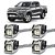Plug Conector Chicote Bico Injetor Toyota Hilux 2.8 Diesel 2016 2017 2018 2019 2020 2021 2022 - Kit com 4 - Imagem 6