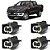 Plug Conector Chicote Bico Injetor Ford Ranger Troller Transit 2.2 3.2 Diesel 2013 a 2022 - 4 X - Imagem 1