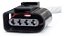 Plug Conector Chicote Bobina Ignição Volkswagen Jetta 2.0 Tsi Audi A3 A4 2.0 TFSI - 4 X - Imagem 3