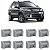 Kit 8 Bucha Reparo Limitador de Porta Ford Fiesta Rocan 2002 a 2014 Ecosport - Imagem 2