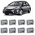 Kit 8 Bucha Reparo Limitador de Porta Honda New Civic 2007 2008 2009 2010 2011 - Imagem 1