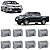 Kit 8 Bucha Reparo Limitador de Porta Toyota Corolla 2003 a 2019 Hilux 2005 a 2020 - Imagem 1