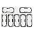 Emblema Aro Cromado Jeep Renegade 2015 a 2021 - OEM 735599127 - Imagem 1