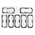 Emblema Aro Cromado Jeep Renegade 2015 a 2021 - OEM 735599127 - Imagem 4