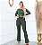 Calça Flare Jacquard Linho com Cinto - Verde Musgo - Imagem 1