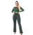 Calça Flare Jacquard Linho com Cinto - Verde Musgo - Imagem 4