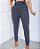 Legging Malha Pop com Cinto Embutido - Cinza - Imagem 3