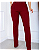 Calça Flare Malha Pop com Cinto Embutido - Bordô - Imagem 3