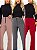 Linda Calça Flare Malha Pop Várias Cores/Estilo Alfaiataria/Calça Feminina com Zíper Forrado - Imagem 1