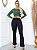 Linda Calça Flare Feminina com Cinto/tecido com Elastano/Calça Social Feminina/Estilo Alfaiataria - Imagem 1