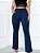Linda Calça Flare Feminina com Cinto/tecido com Elastano/Calça Social Feminina/Estilo Alfaiataria - Imagem 3