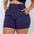 Lindo Short Social Feminino com cinto fixo e bolsos/Cintura Alta - Imagem 6