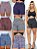 Lindo Short Social Feminino com cinto fixo e bolsos/Cintura Alta - Imagem 9