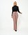 Calça Flare com Zíper e Bolsos Cáqui em Malha Pop - Imagem 3