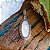 Pingente Oval em Prata 925, Madrepérola e Marcassita - Imagem 1
