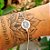Pulseira Medalha Flor de Lótus em Prata 925 - Imagem 3