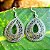 Brinco Gota Boho em Prata 925 - Imagem 2